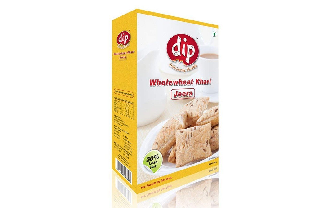 Dip Wholewheat Khari Jeera   Box  200 grams